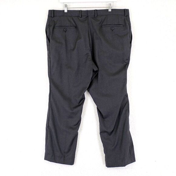 Hugo Boss James Brown Super 100s Wool Charcoal 39/27 Dress Pants Mid Rise Flat F - Picture 3 of 9